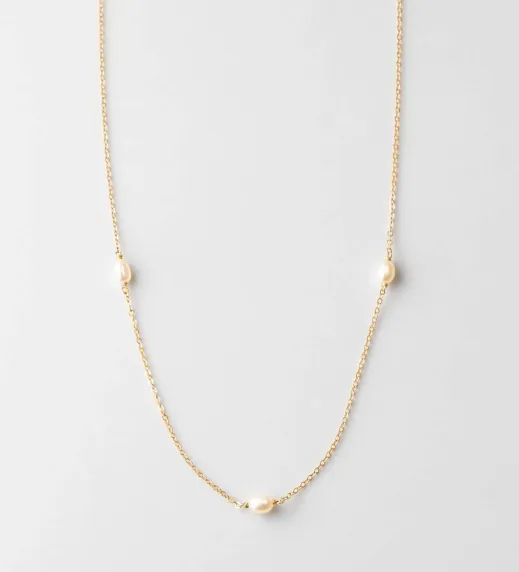 Trinity Pearl Necklace